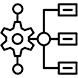 Aligned Workflow Icon